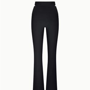 KHY SLEEK STRETCH CUTOUT FOLDOVER PANTS